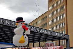 La Potsdamer Platz no es va salvar de la decoració nadalenca