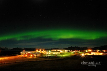 La primera vegada que vam observar una Aurora Boreal, al poble de Hofn, Islàndia